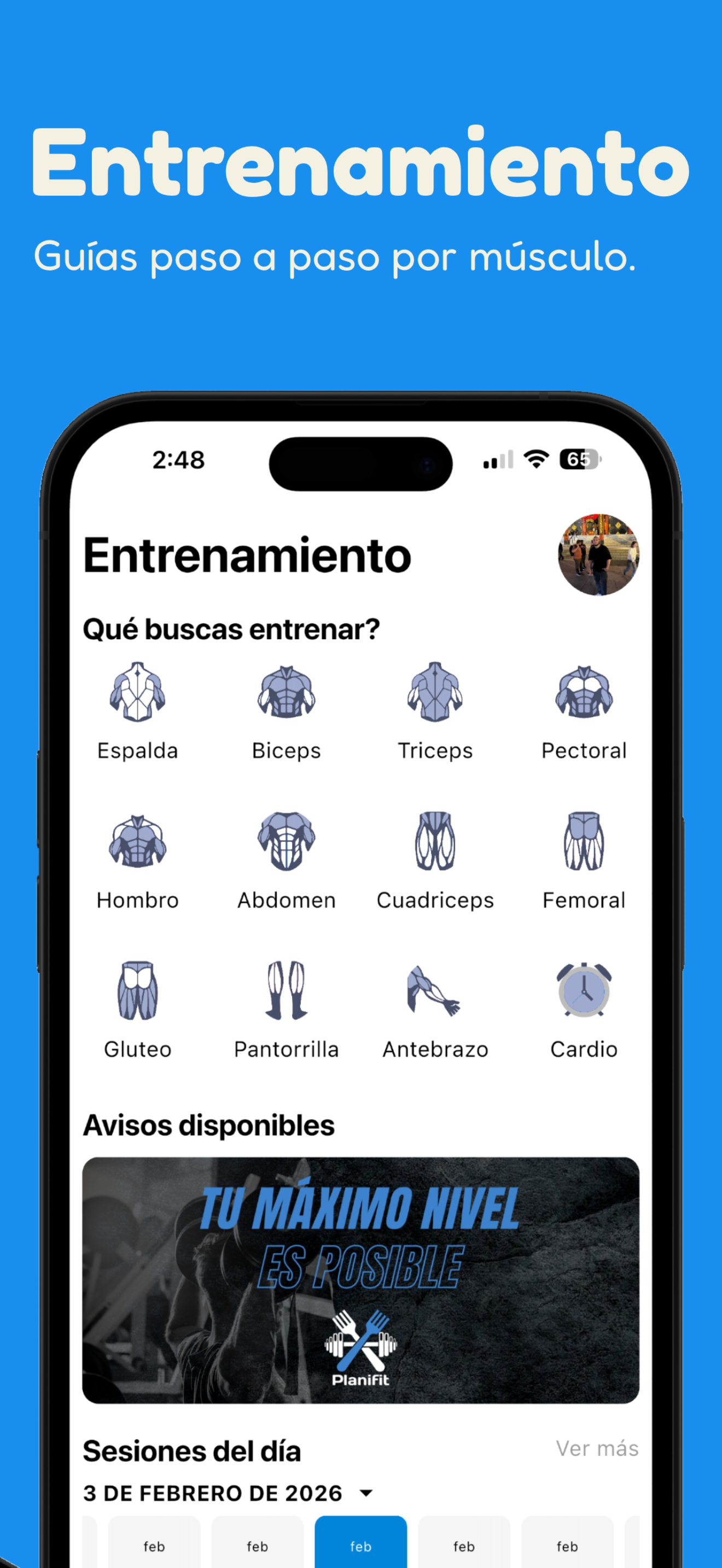 Planifit screenshot 4