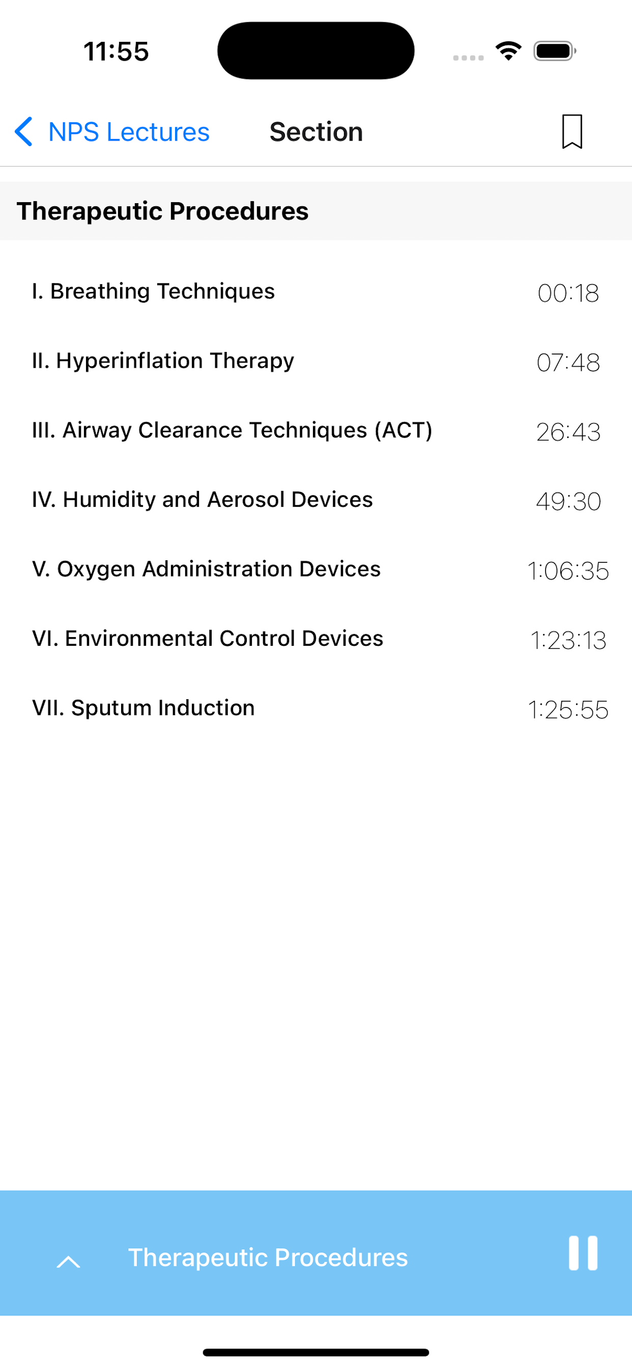 NPS Audio Lectures
