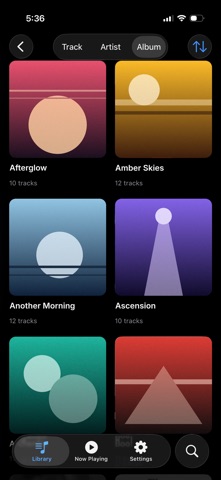Tessera : Hi-Res Music Player screenshot