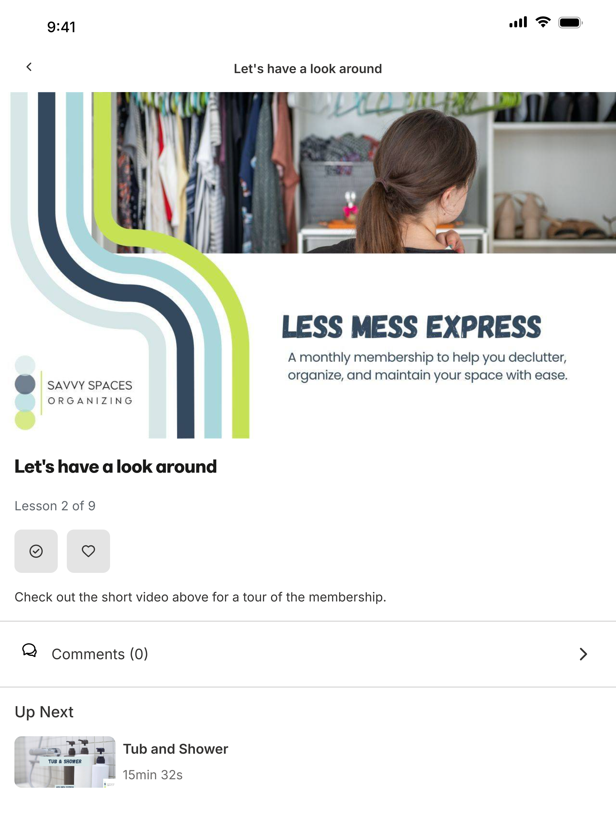 Savvy Spaces Organizing screenshot 6