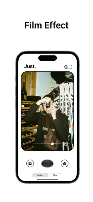 Just Cam - Raw Portrait & Film screenshot 3