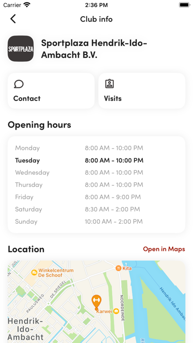 App screenshot