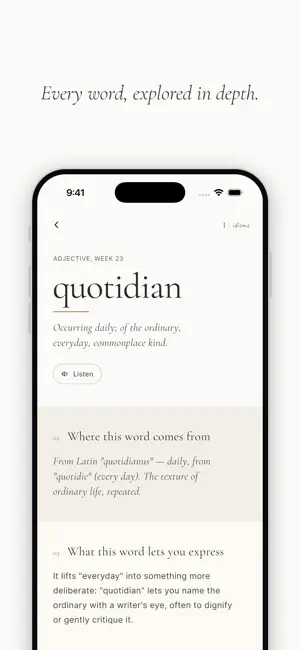 Idiome: One Word a Week screenshot 3