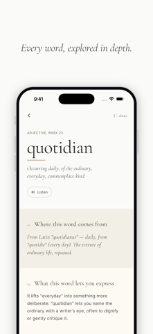 Idiome: One Word a Week Screenshot 3 of 5