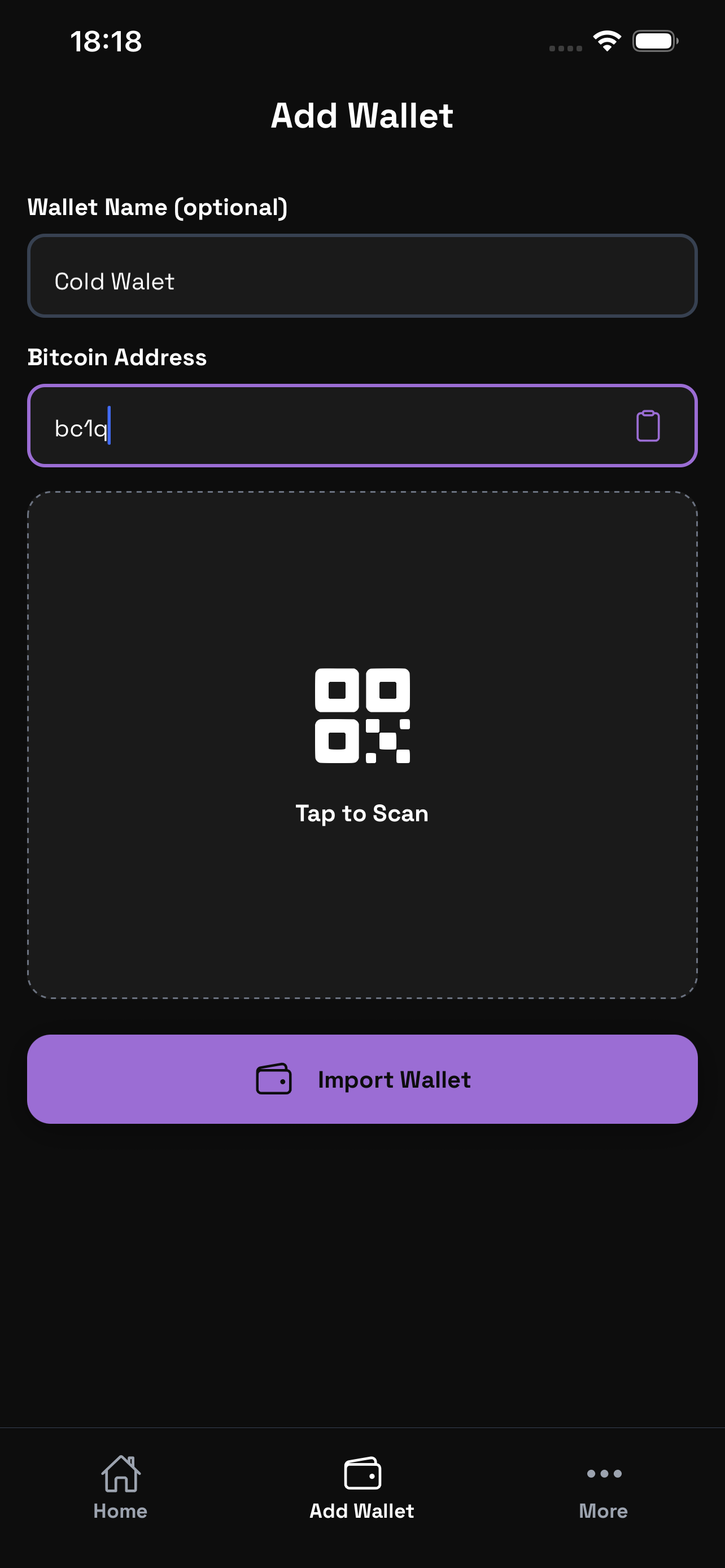 BTC Wallet Tracker