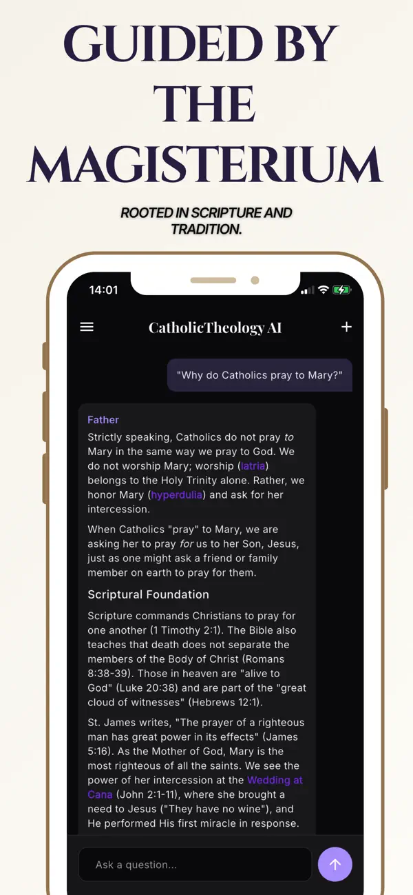 Screenshot #2 pour Théologie Catholique IA