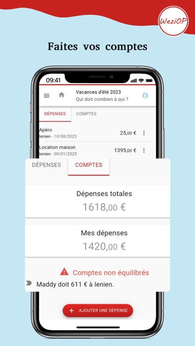 WeziOP: planifiez vos vacances Screenshot