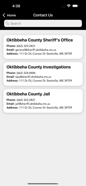 Oktibbeha County SO screenshot 3