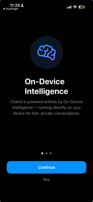 ChatAI - On Device AI Screenshot 1 of 6