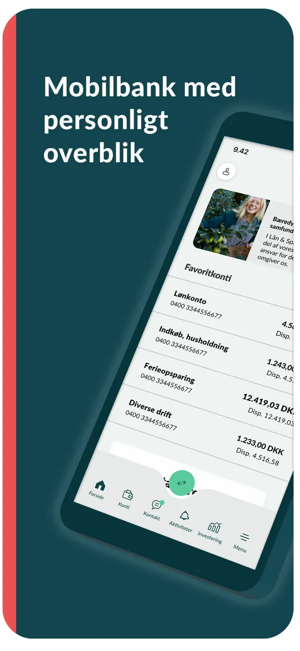 Screenshot #1 pour Mobilbank Lån & Spar Bank