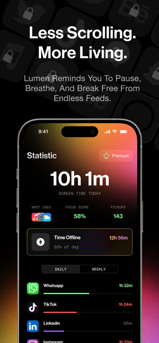Lumen — Screen Time & Focus Screenshot 4 of 4