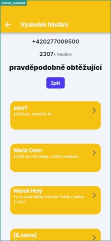 Kdo volal ??? Screenshot 3 of 3