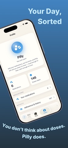 Pill Reminder Call — Pilly iPhone screenshot