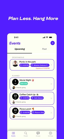 Hangs: Plan IRL Events Screenshot 1 of 4