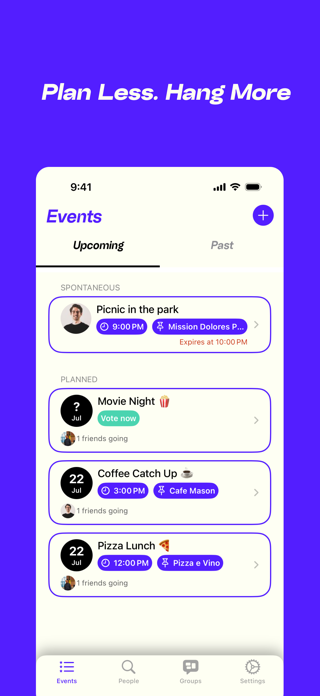 Hangs: Plan IRL Events Screenshot 1 of 4