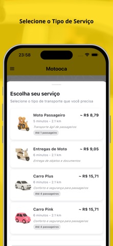 Motooca - Corridas e Entregas iPhone screenshot