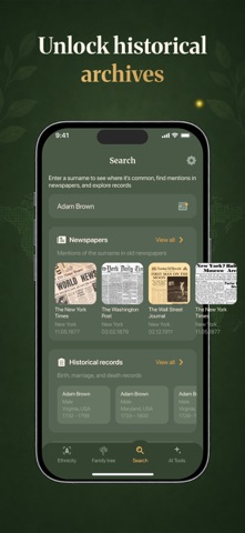 Quick Family Tree Maker & DNA iPhone screenshot