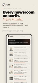 NUZE: Daily News Briefing screenshot