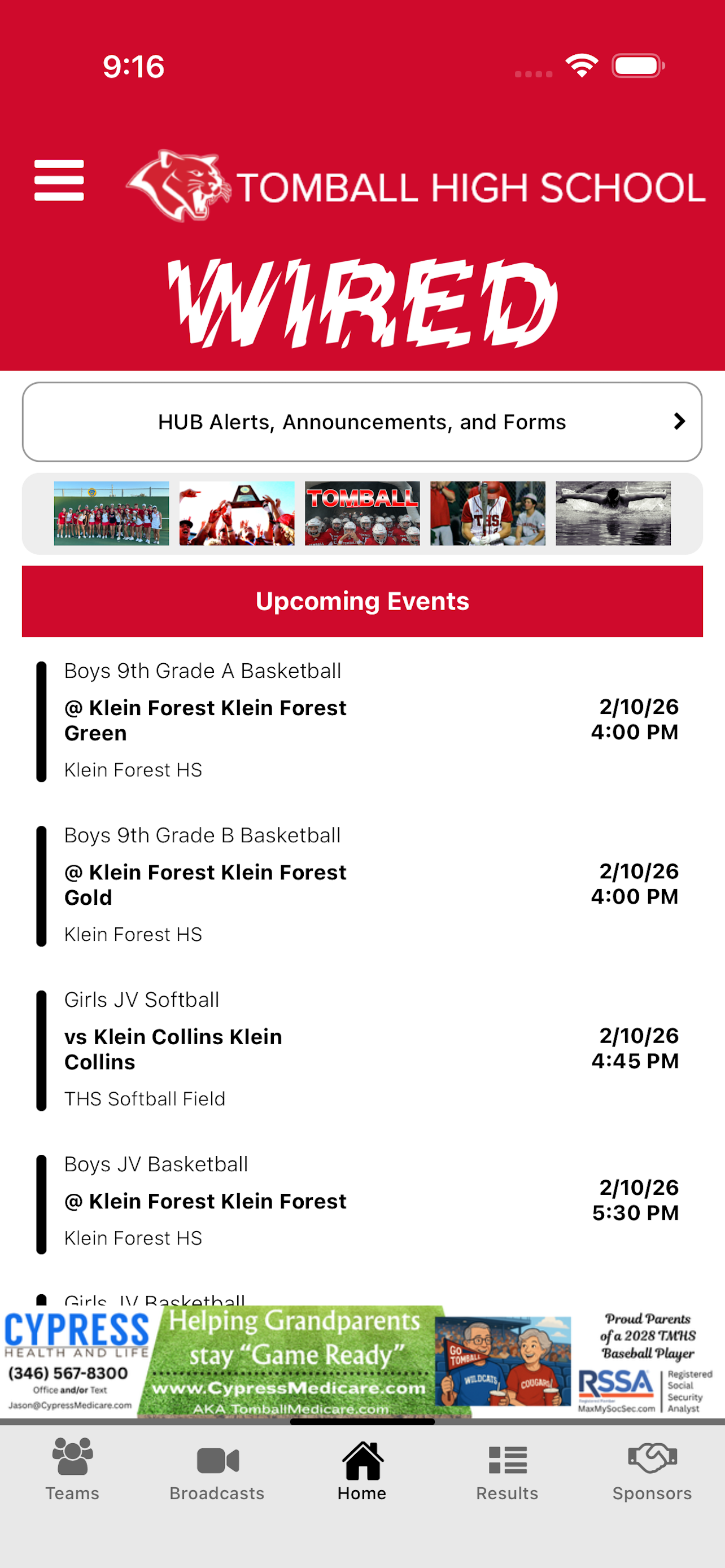Tomball ISD Athletics