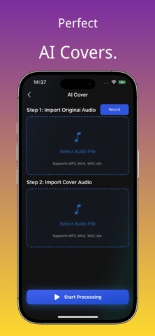 Vizly-Video Audio Editor iPhone screenshot