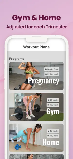 Pregnancy Workouts: JustGetFit screenshot 2