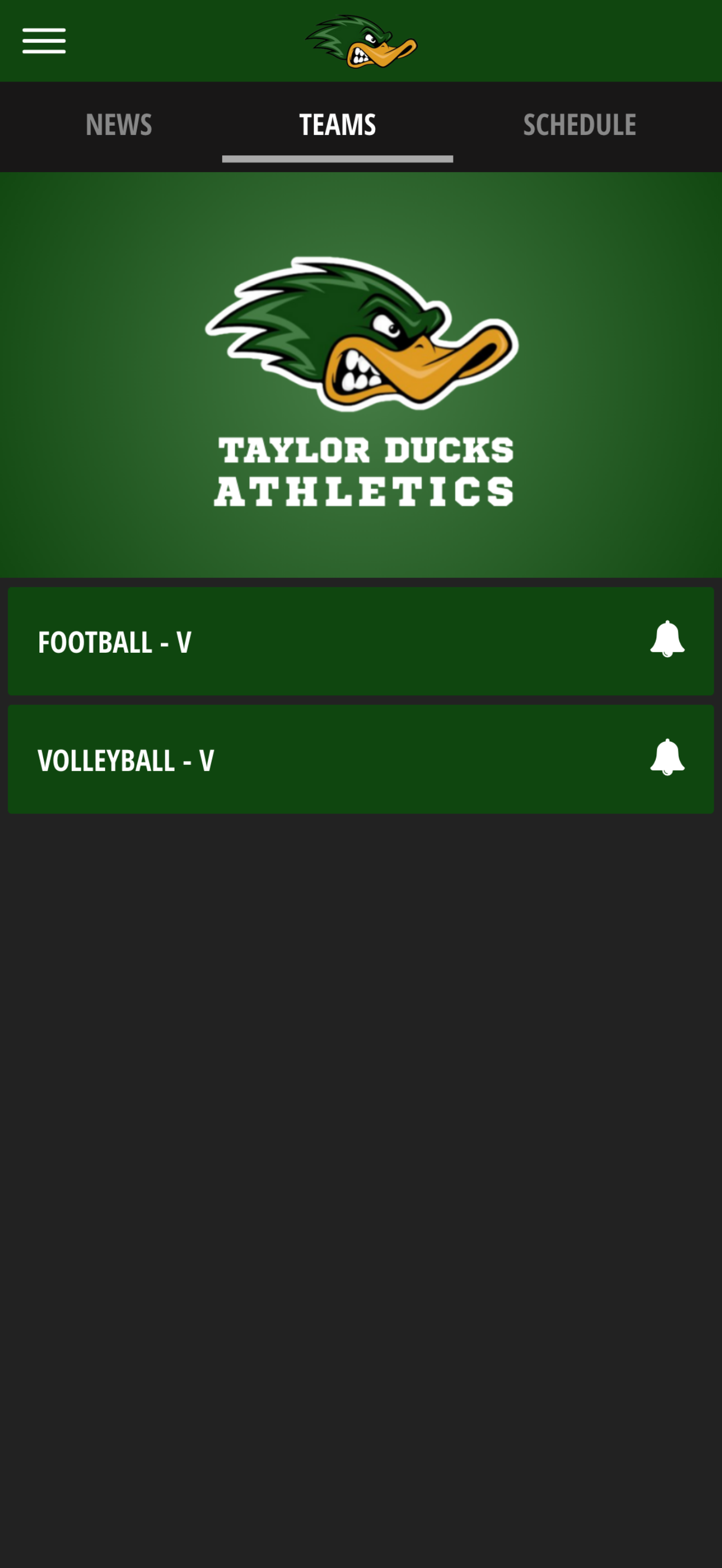 Taylor Ducks Athletics
