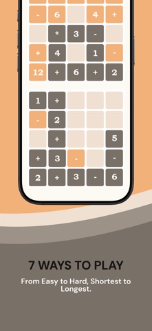 Math Crossword - Zerominator Screenshot 2 of 4