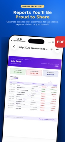 Expense Manager & Money Pro Screenshot 4 of 7