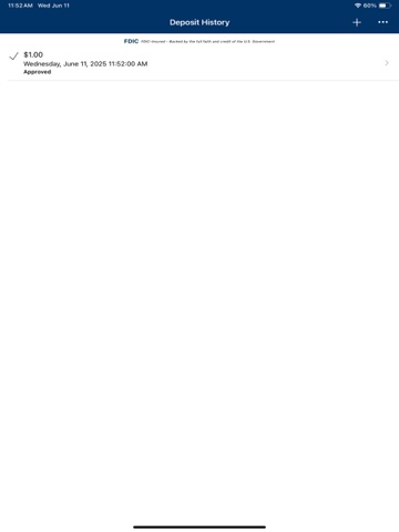Zions Bank BusinessRDC iPad screenshot