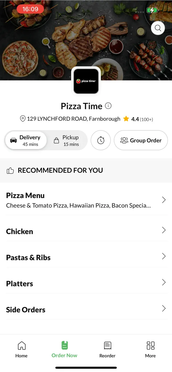 Screenshot #2 pour Pizza Time Farnborough