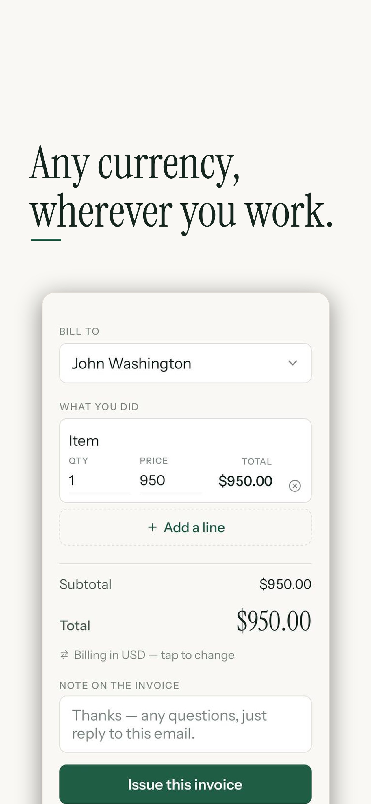 Screenshot 7 of Invoices Done: Estimate Maker