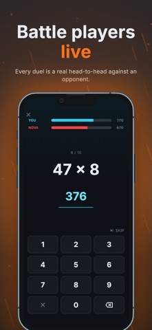 MathRise: Mental Math Duel Screenshot 2 of 6