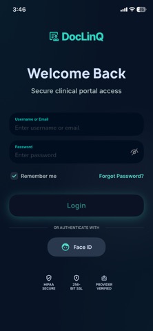 DocLinQ Patient screenshot