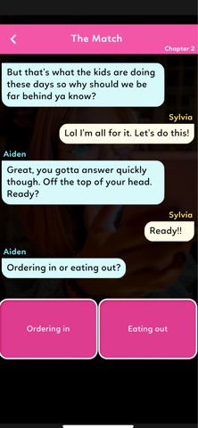Love Chat Interactive Stories iPhone screenshot