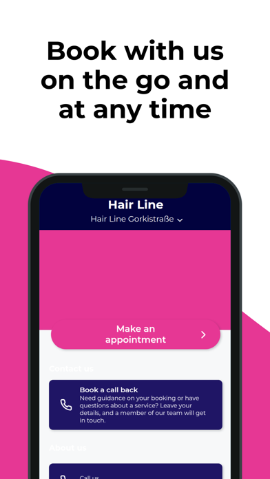 Hair Line Leipzig app screenshot