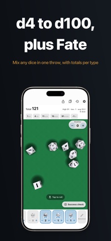 Dice Rune – 3D RPG Dice Roller Screenshot 3 of 6