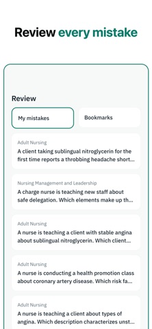 Mumtaz: Gulf Nursing Exam Prep iPhone screenshot