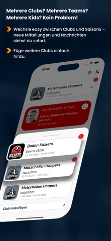 ClubCenter screenshot