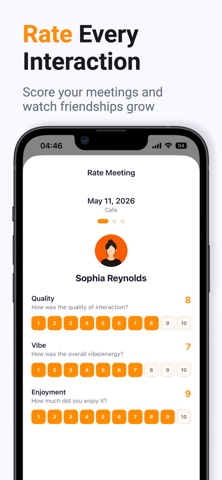 MyFriends - Friendship Tracker Screenshot 3 of 4