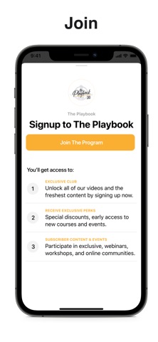 The Playbook Program screenshot