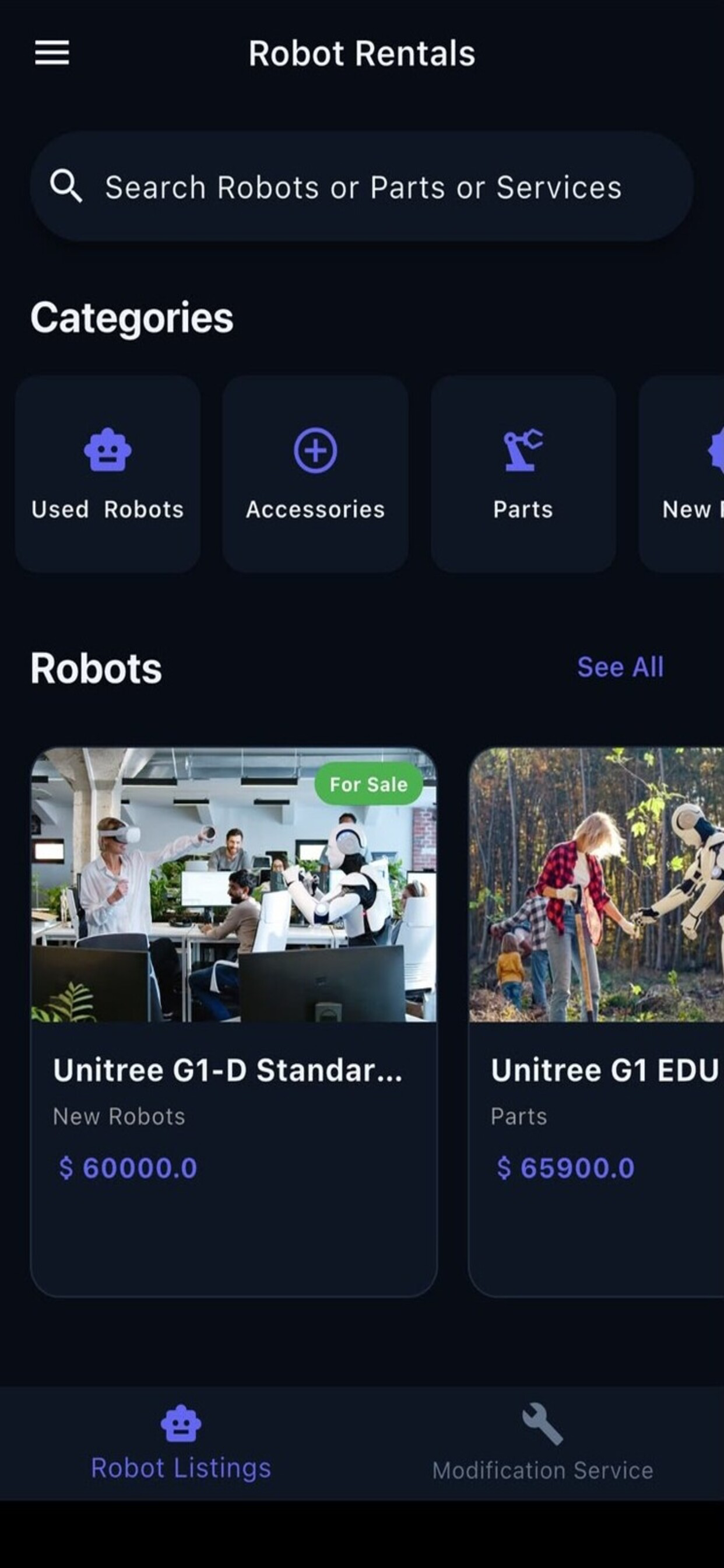 Robot Rentals screenshot 5