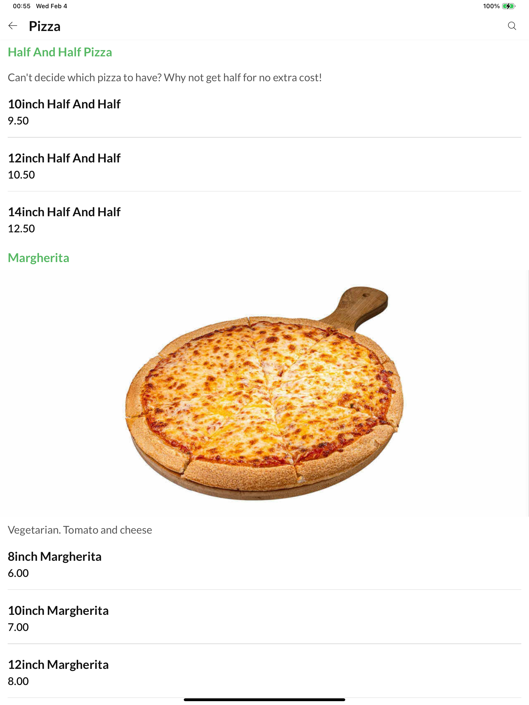 Pizza Bello Eddison