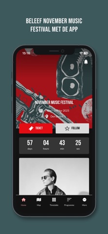 November Music Festival iPhone screenshot
