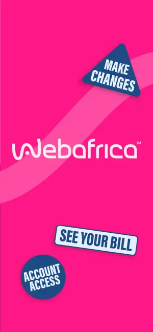Webafrica app iPhone screenshot 1