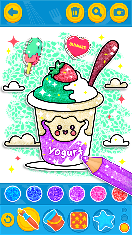 #2. Coloring Meals Game (iOS) 由: C FLOW GAMES SARL