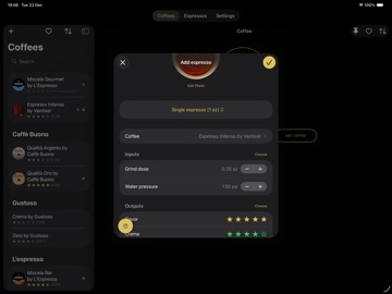 Doppio - Barista's Book iPad screenshot