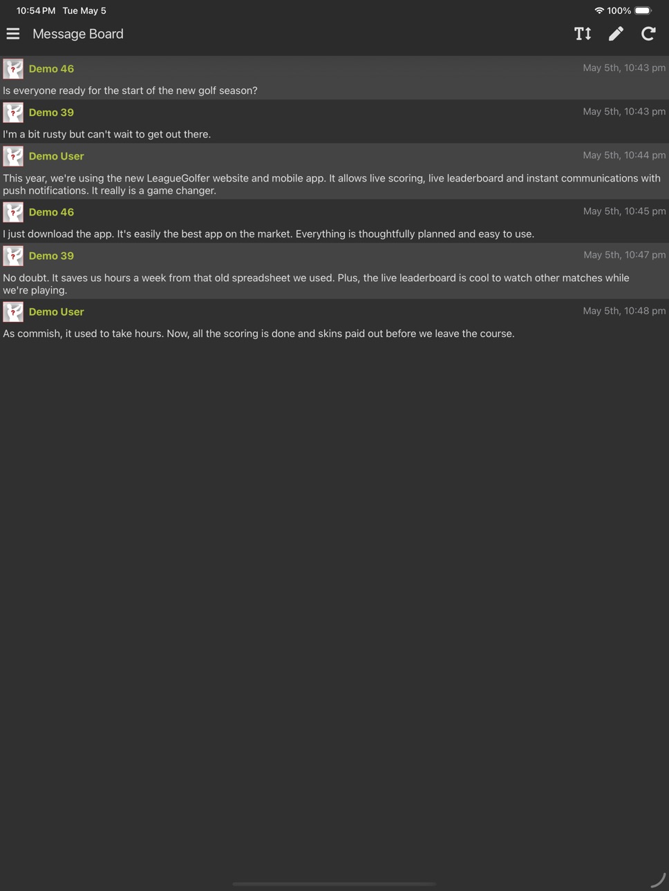 iPad screenshot