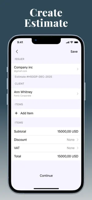 Invoice Maker - PDF & Billing screenshot 3