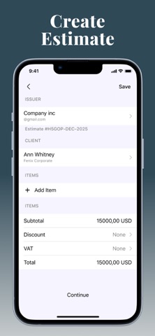 Invoice Maker - PDF & Billing screenshot