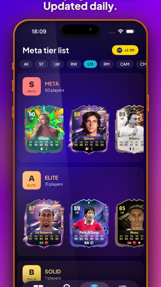 #8. FUT Evolution (iOS) di: Omar Doucoure